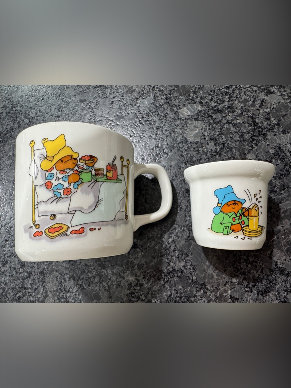 Coalport Paddington Bear White Ceramic Cake Topper Mug